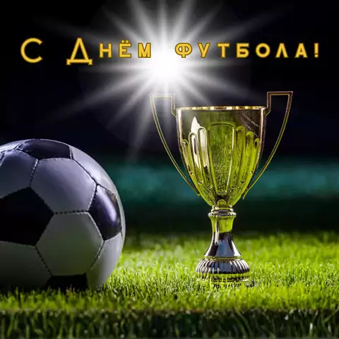 Открытка поздравление с днем футбола