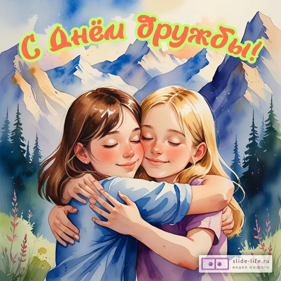 Хорошая открытка с днем дружбы