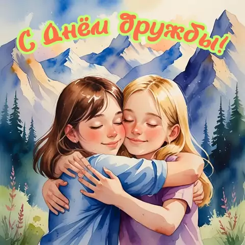 Хорошая открытка с днем дружбы