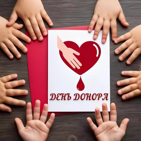 Открытка поздравление с днем донора