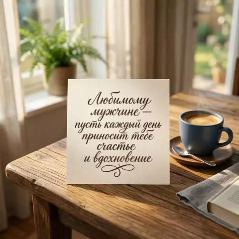 Трогательные пожелания для любимого мужчины