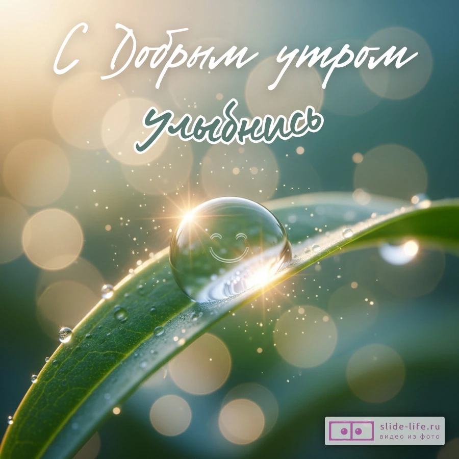 Улыбнись этому дню Открытка с добрым утром