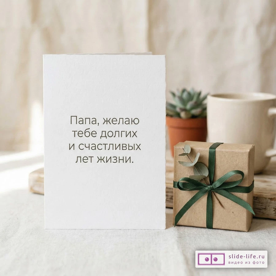 Пожелания папе просто так