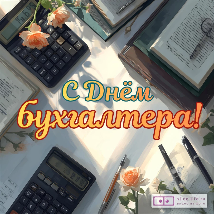 Открытка с днем бухгалтера необычная