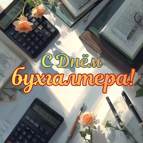 Открытка с днем бухгалтера необычная