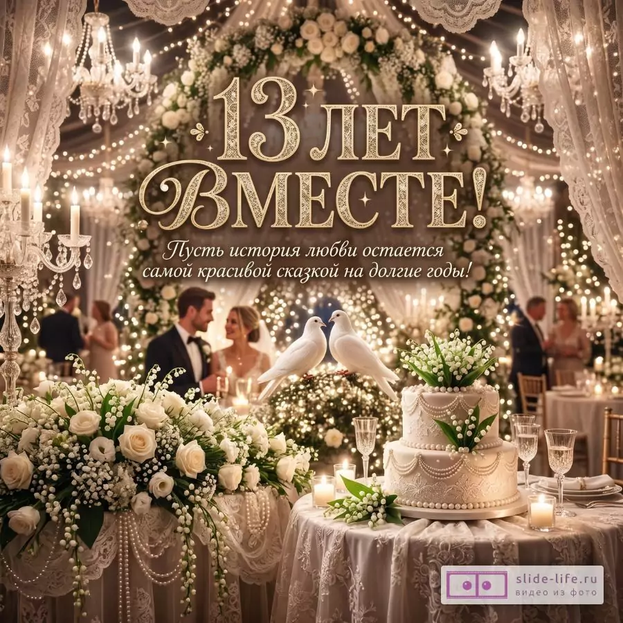 С Годовщиной Свадьбы 13 Лет — Душевное Поздравление Мужу и Жене