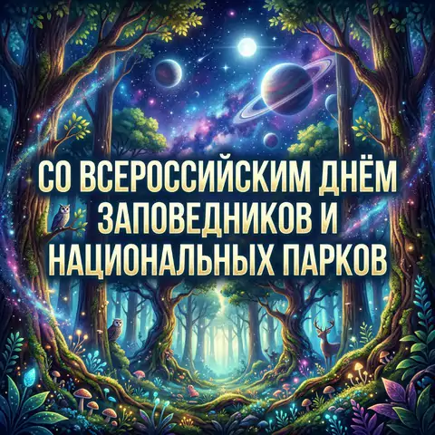 Уникальные открытки с Всероссийским днём заповедников и национальных парков для вдохновения