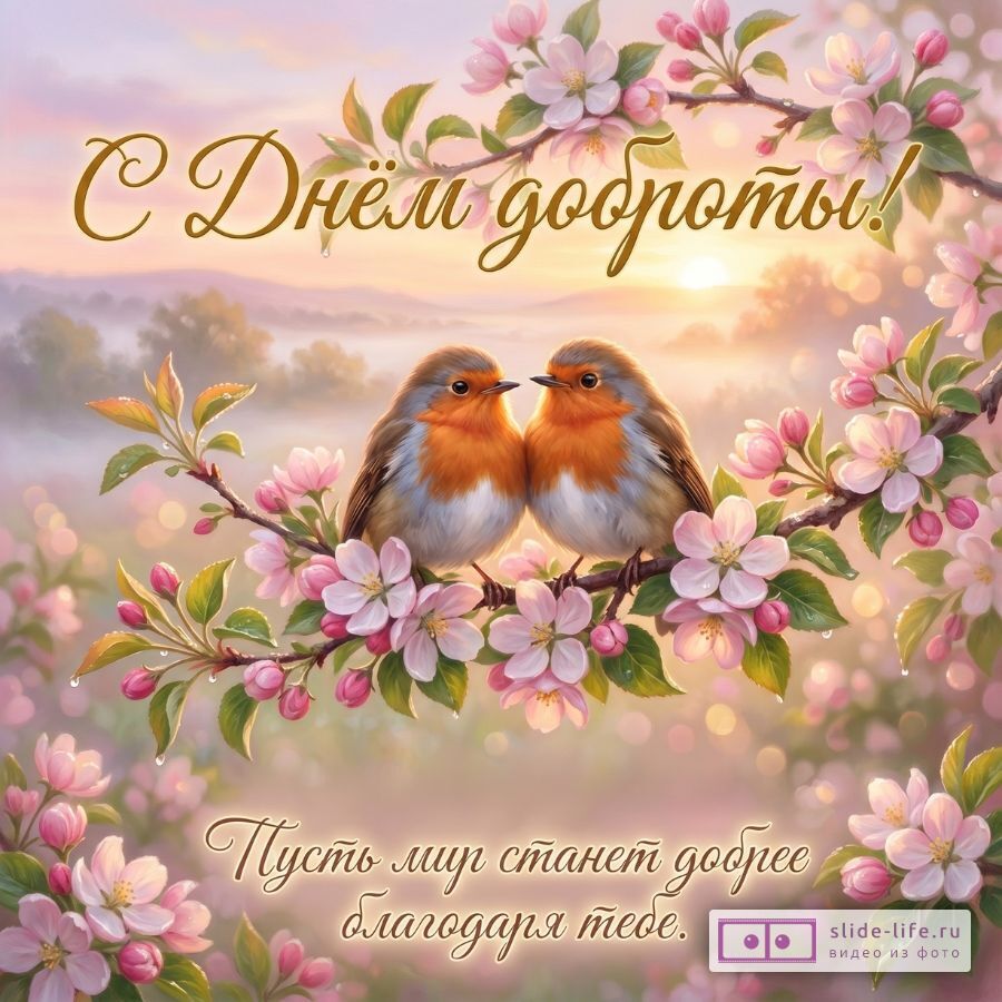 Душевные открытки ко Дню доброты — картинки с надписями и поздравлениями