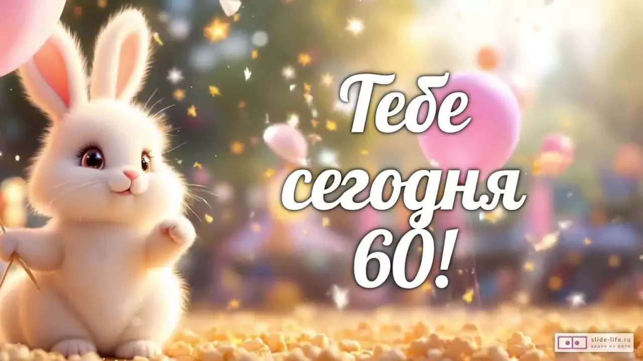 Современное видео поздравление с днем рождения мужчине 60 лет