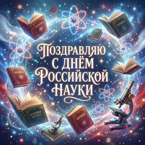 С Днём российской науки — лучшие картинки и открытки для поздравления