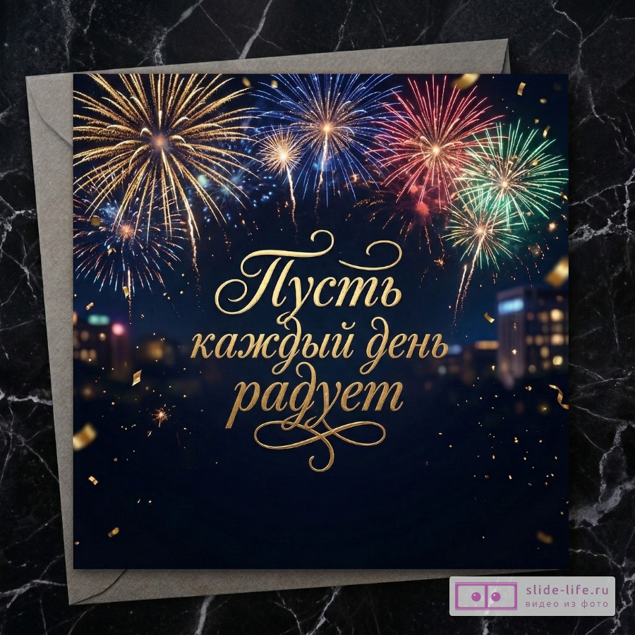 Пожелания мужчине на праздник – открытка с добрыми словами