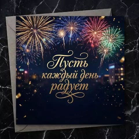 Пожелания мужчине на праздник – открытка с добрыми словами
