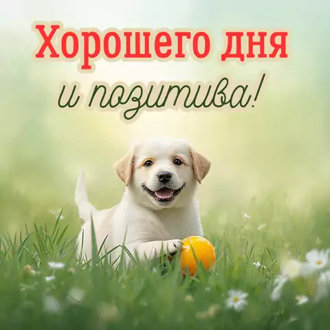 Хорошего дня и позитивных эмоций