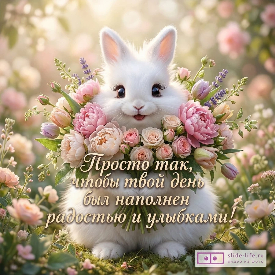 Душевная открытка маме просто так