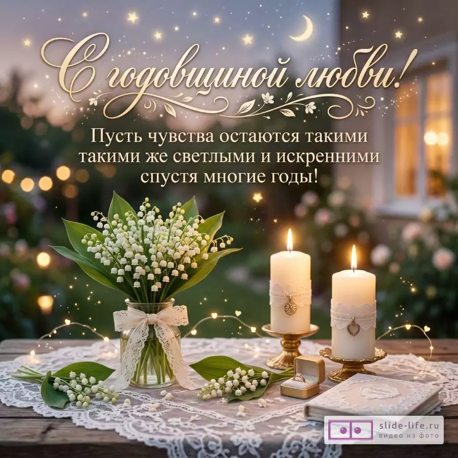Открытка С Годовщиной Свадьбы 13 Лет — Красивые Пожелания Супругам