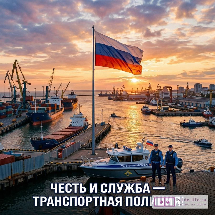С Днём транспортной полиции России — скачать открытку бесплатно