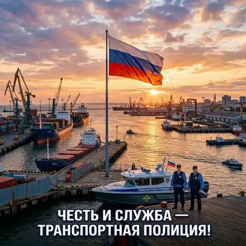 С Днём транспортной полиции России — скачать открытку бесплатно