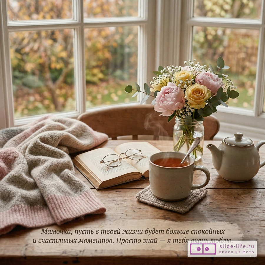 Трогательные слова маме без повода