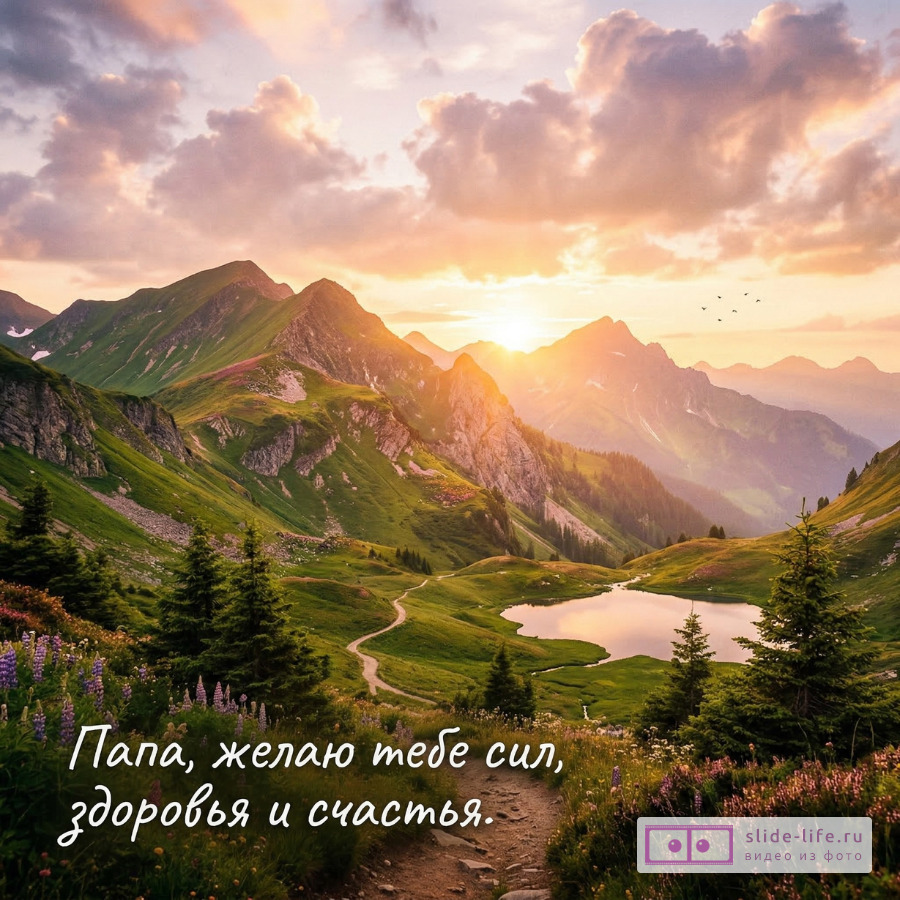 Душевные пожелания папе