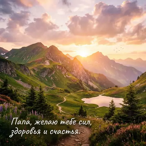 Душевные пожелания папе