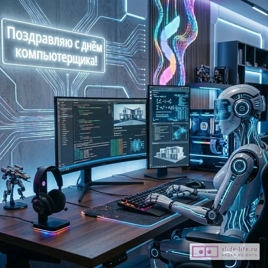 С днём компьютерщика — прикольные открытки и картинки
