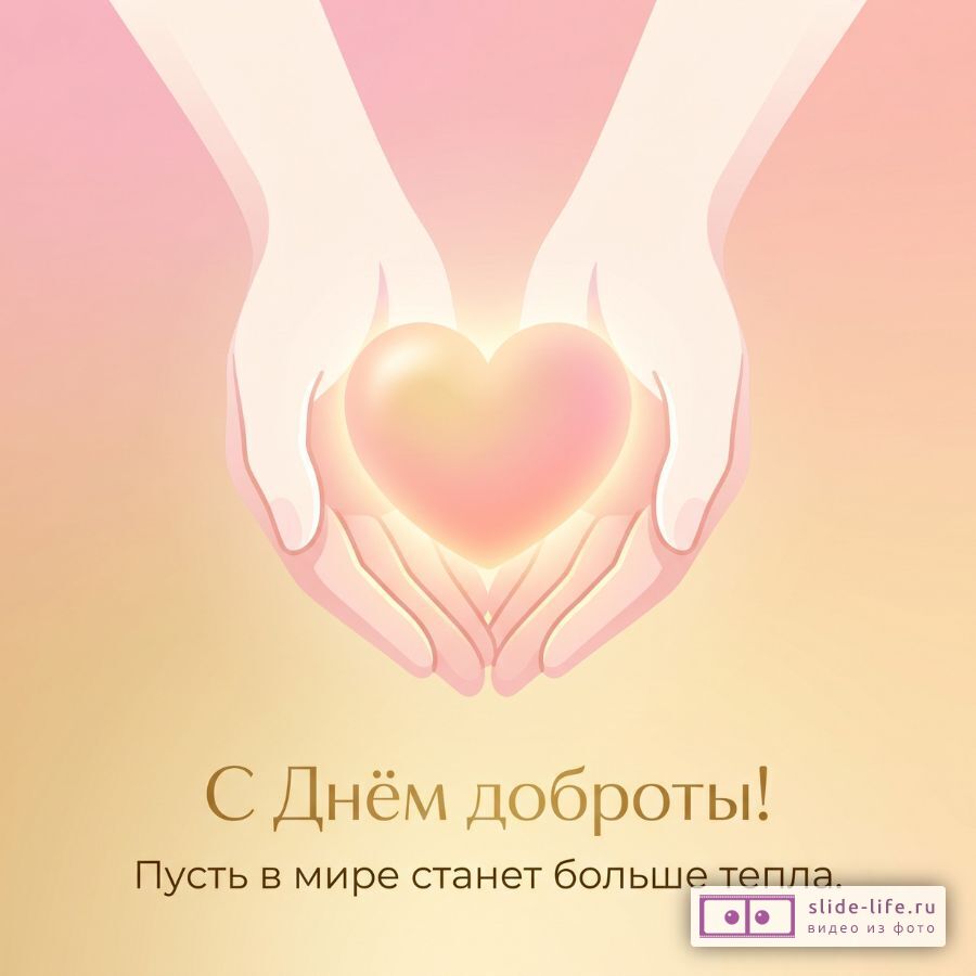 Открытки ко Дню доброты — добрые пожелания, картинки и поздравления