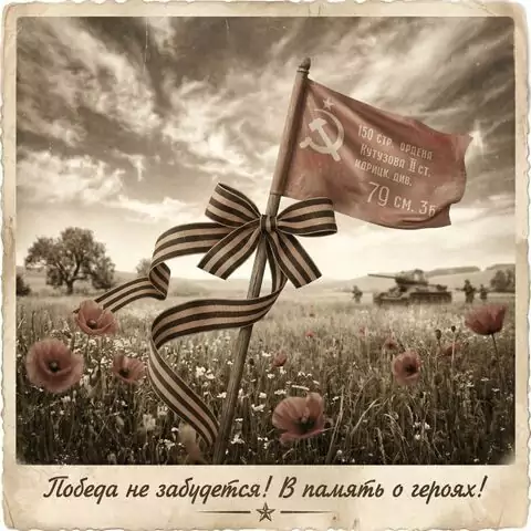 Открытка на День Победы: трогательное поздравление с благодарностью героям