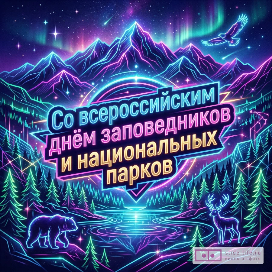 Красивые открытки со Всероссийским днём заповедников и национальных парков – скачать бесплатно