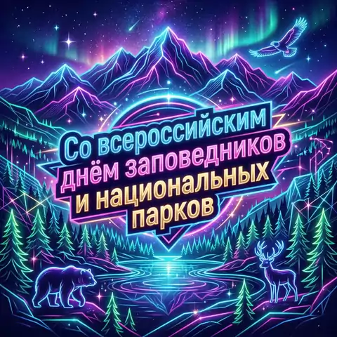 Красивые открытки со Всероссийским днём заповедников и национальных парков – скачать бесплатно