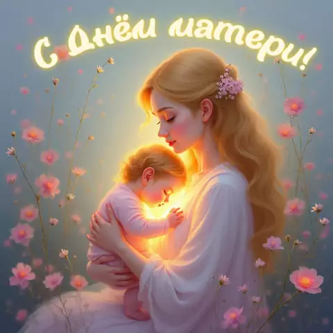 Открытка на день матери трогательная