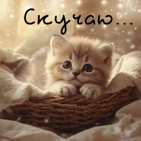 Живая открытка очень скучаю