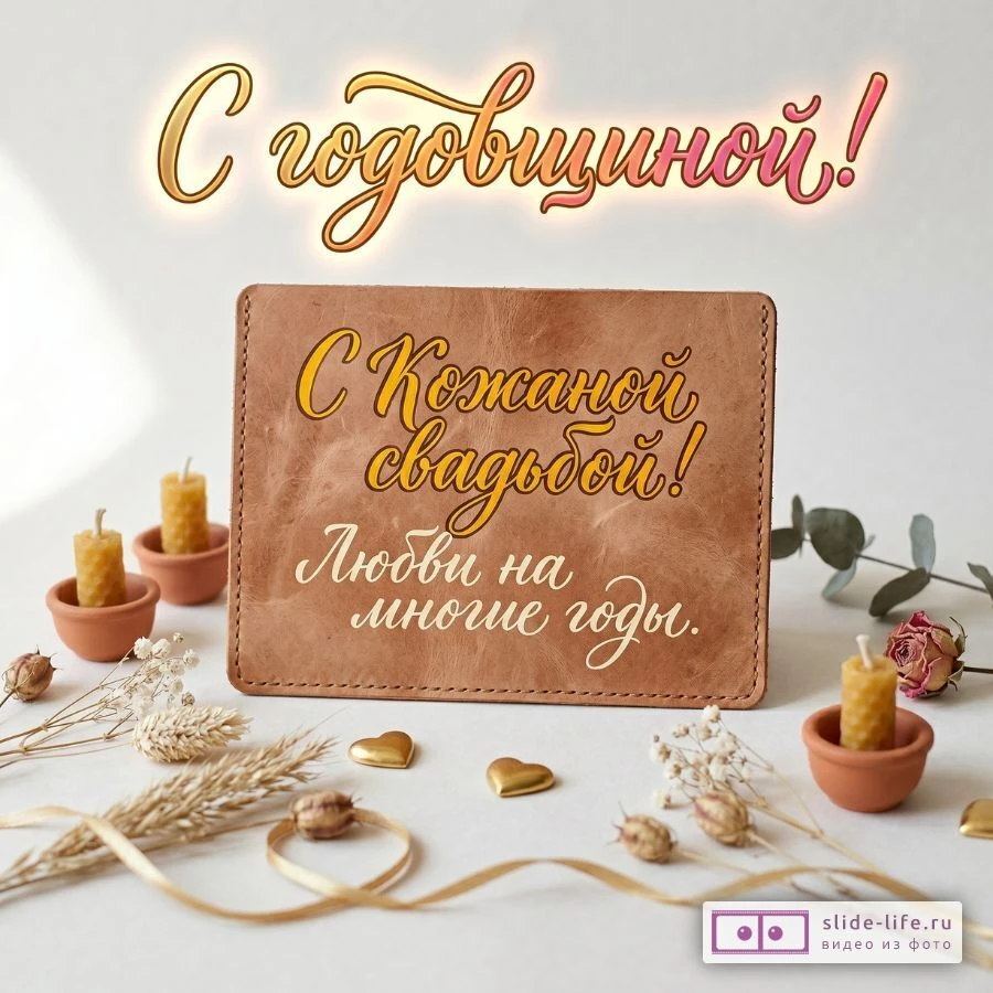Кожаная годовщина свадьбы 3 года – красивые слова и поздравления