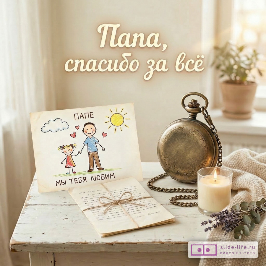 Трогательные слова папе