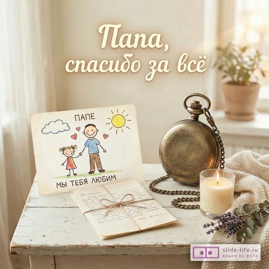 Трогательные слова папе