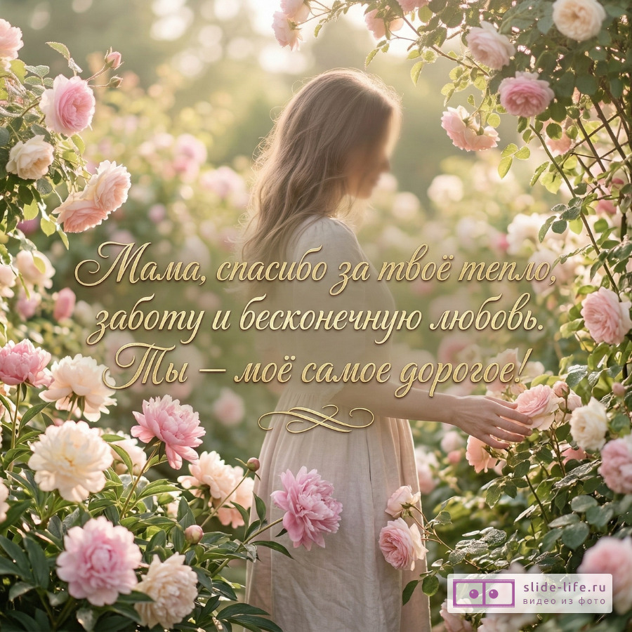 Слова любви маме без повода