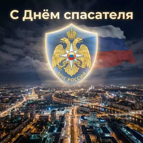 Открытка для поздравления с Днем спасателя