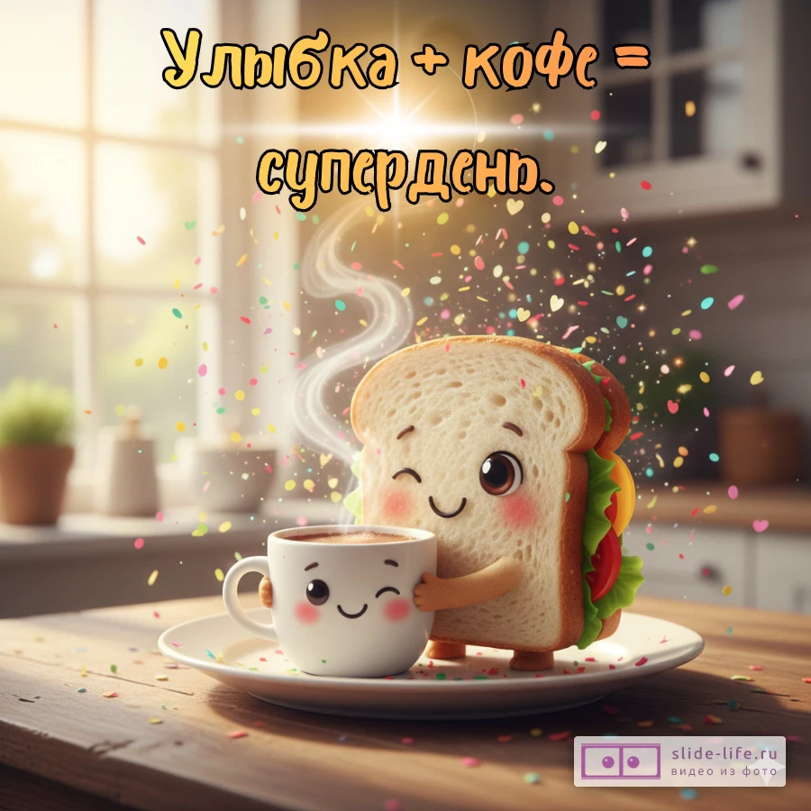 Улыбнись смешная открытка с юмором