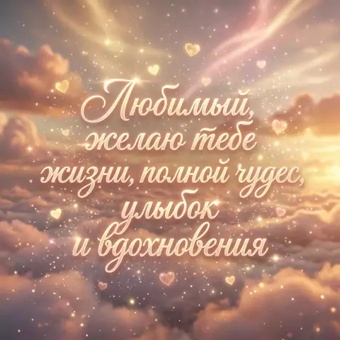 Короткие пожелания любимому мужчине