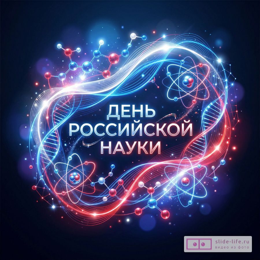 Открытка С Днём российской науки скачать бесплатно в хорошем качестве