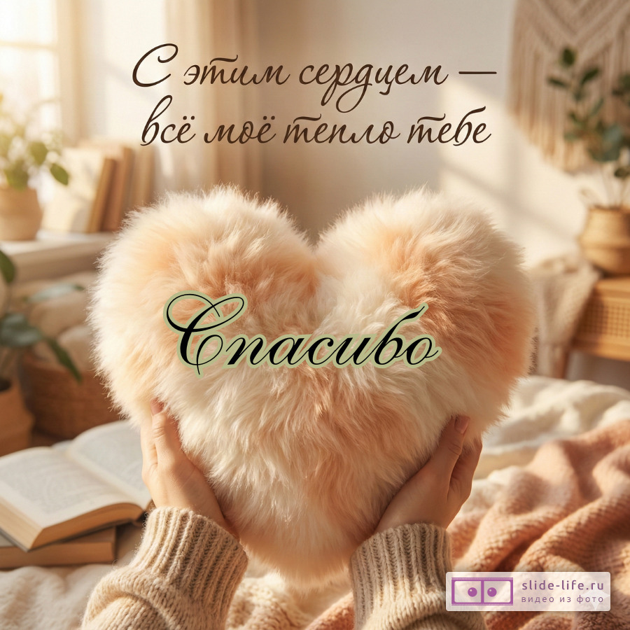 Открытка спасибо с душевными словами