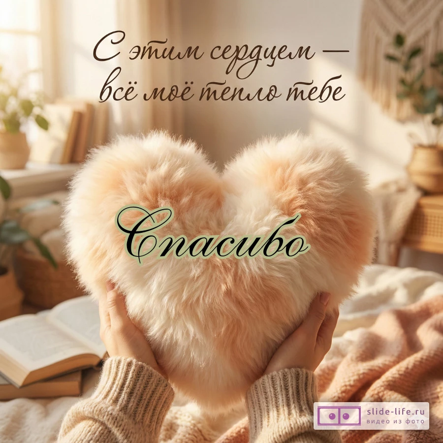 Открытка спасибо с душевными словами