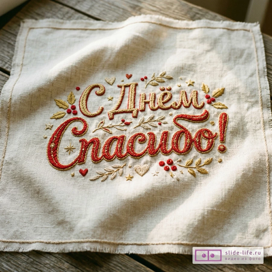 Позитивные открытки с надписью С Днём Спасибо!