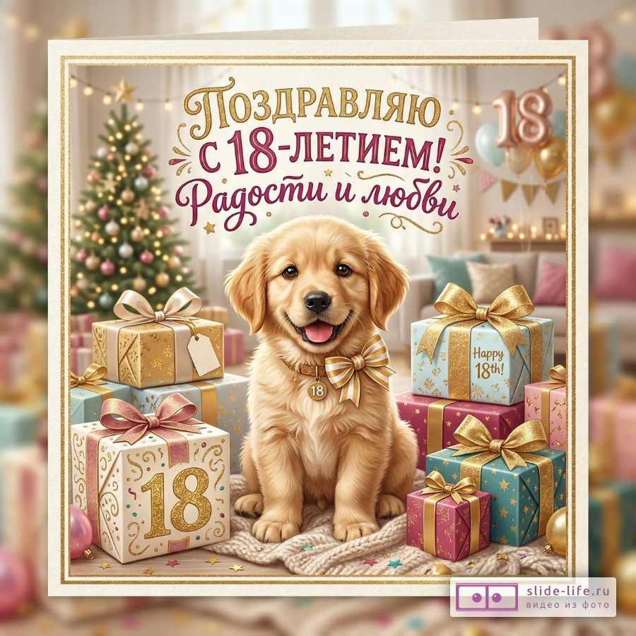 С 18-летием — красивые и трогательные пожелания