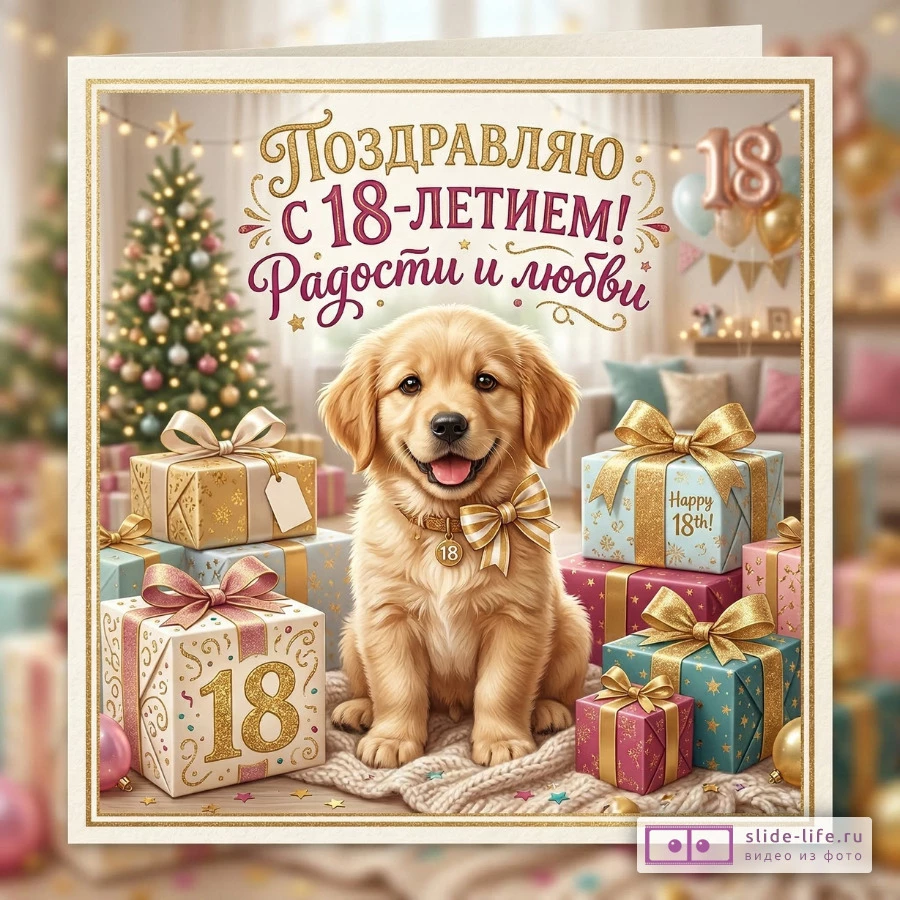 С 18-летием — красивые и трогательные пожелания
