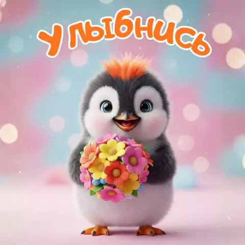Улыбнись Открытка для хорошего настроения