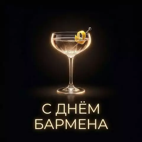 Картинка С Днём бармена — оригинальное поздравление бесплатно