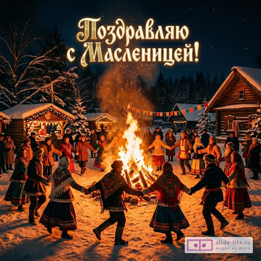 С Масленицей — яркие праздничные открытки и душевные поздравления