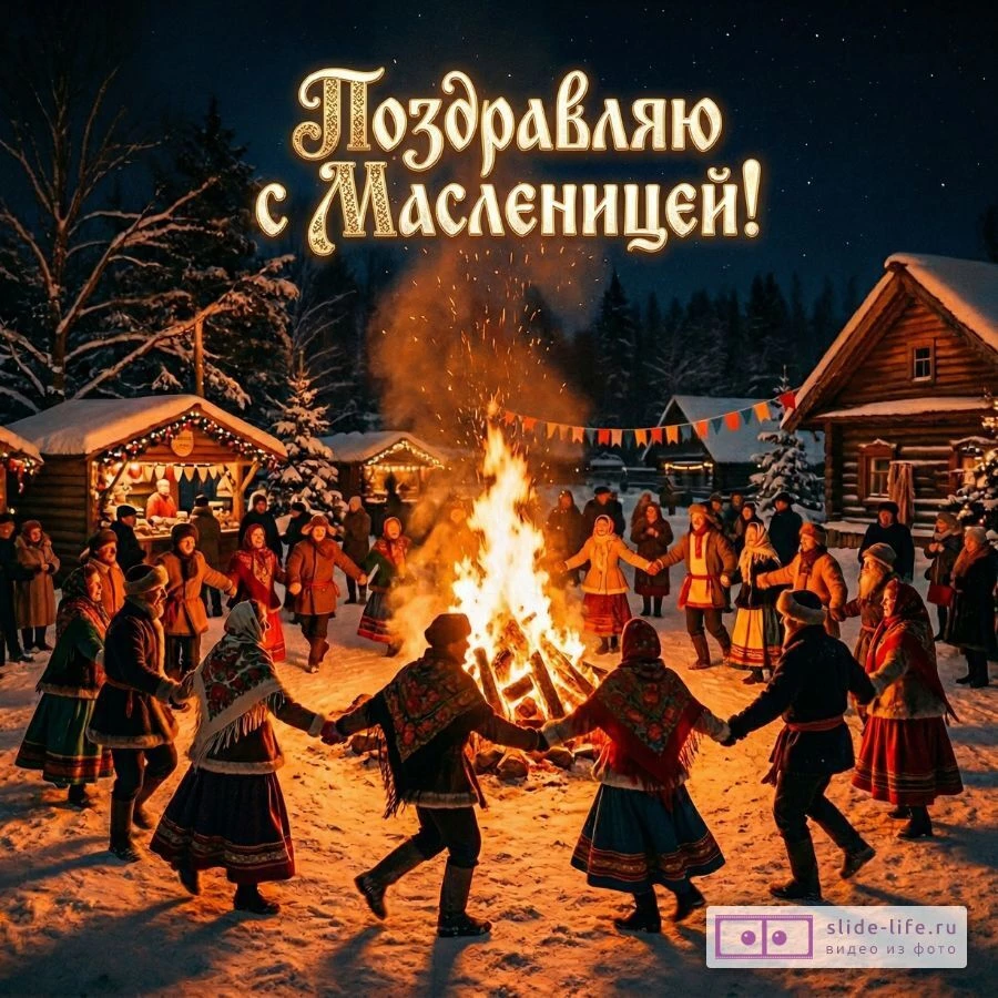 С Масленицей — яркие праздничные открытки и душевные поздравления