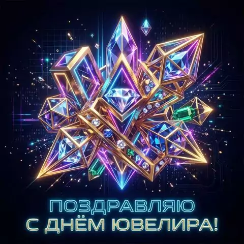 С Днём ювелира — скачать открытку бесплатно без регистрации
