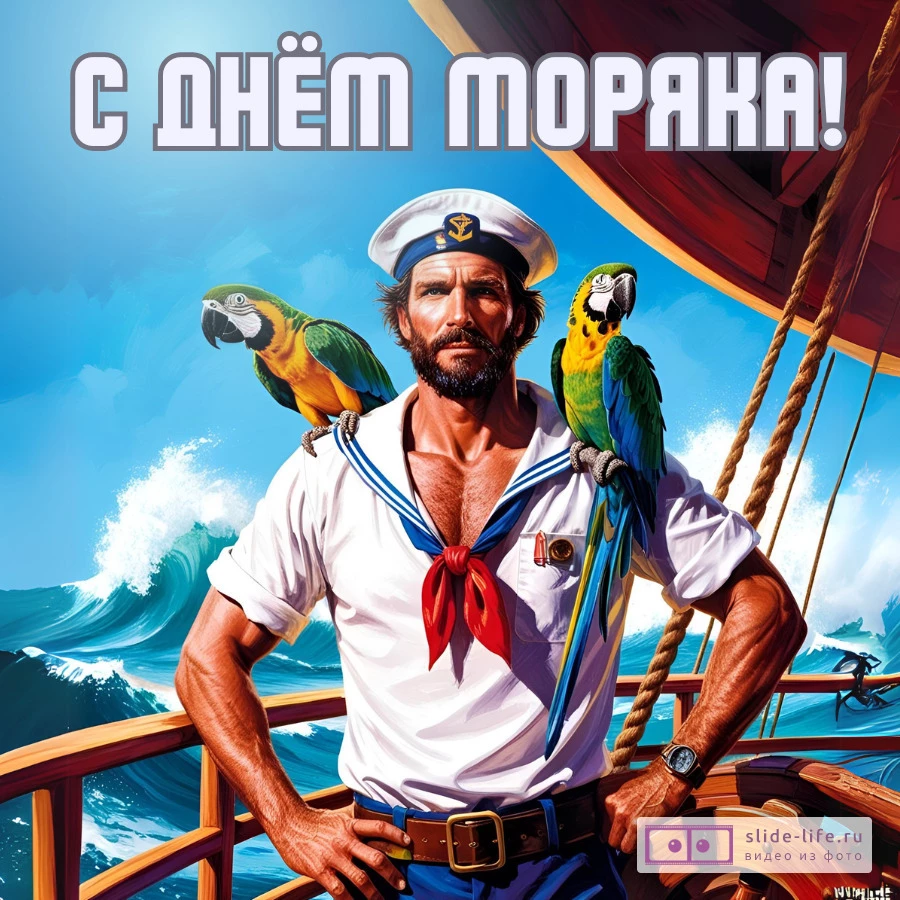 Открытка с днем моряка брутальная